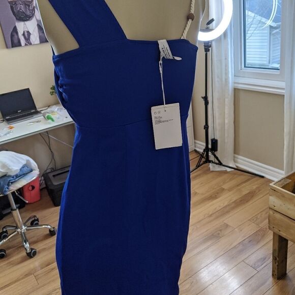 𝅺🆕 & Other stories royal blue nautical midi length dress - Picture 4 of 13